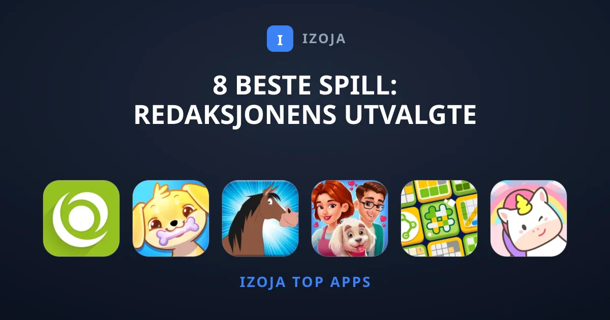8 Beste Spill: Redaksjonens Utvalgte Favoritter i År